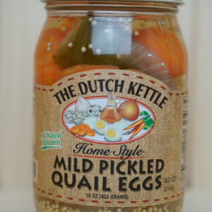 mild pickled quail eggs