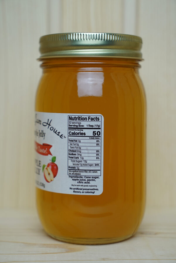 19 oz jar Amish apple jelly
