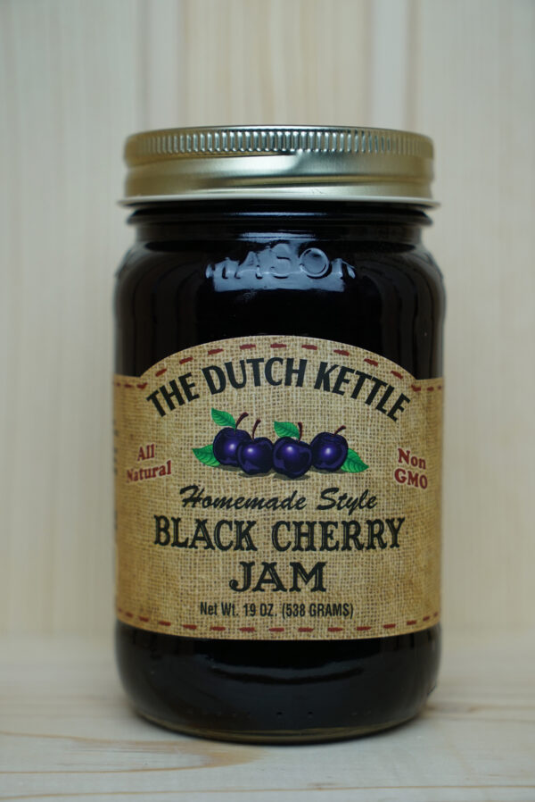19oz jar black cherry jam
