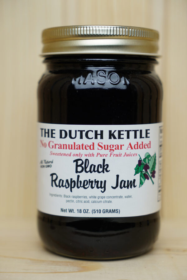 black raspberry jam no sugar