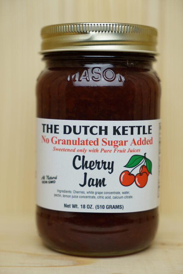 18oz jar cherry jam no sugar added