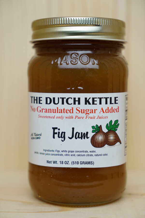 18oz jar no sugar added fig jam