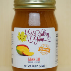 Jar of mango jam