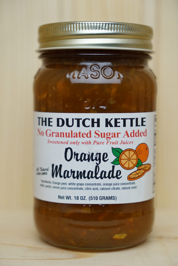 18oz jar orange marmalade no sugar added