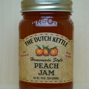 19 oz jar Amish peach jam