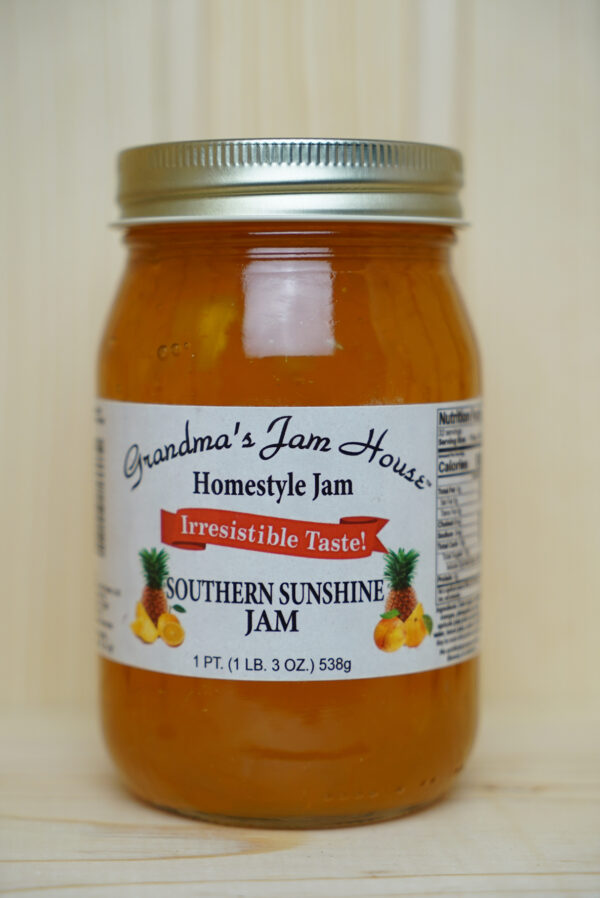 jar of Southern Sunshine jam