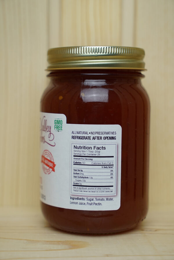 jar of tomato preserves