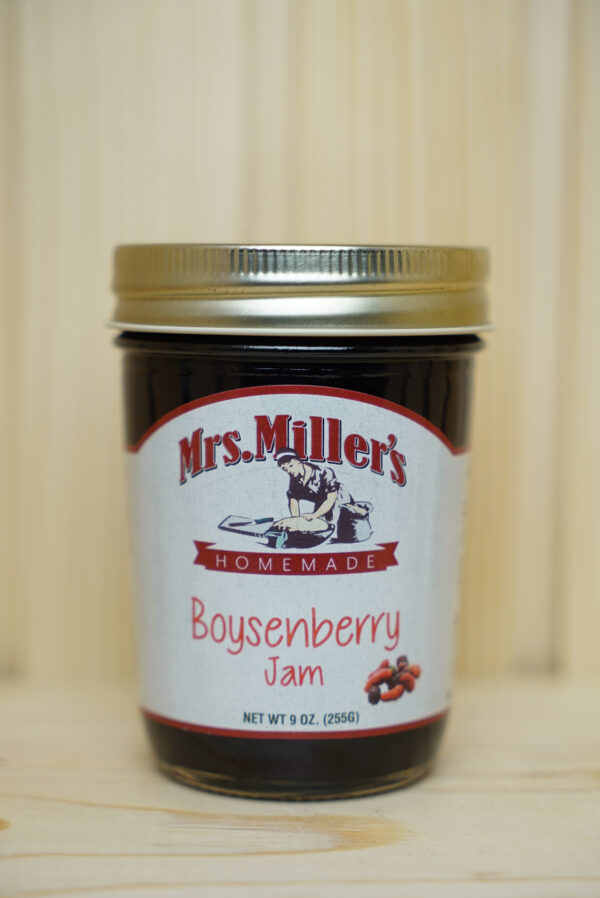 Boysenberry jam front