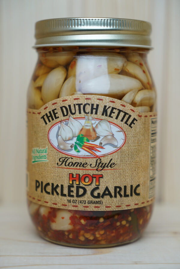 Hot Pickled Garlic