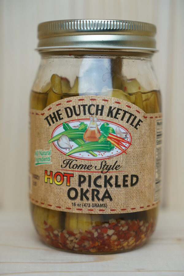 Pickled Hot Okra