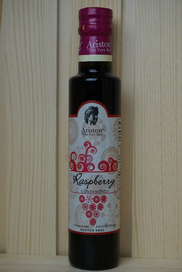 Raspberry condiment vinegar