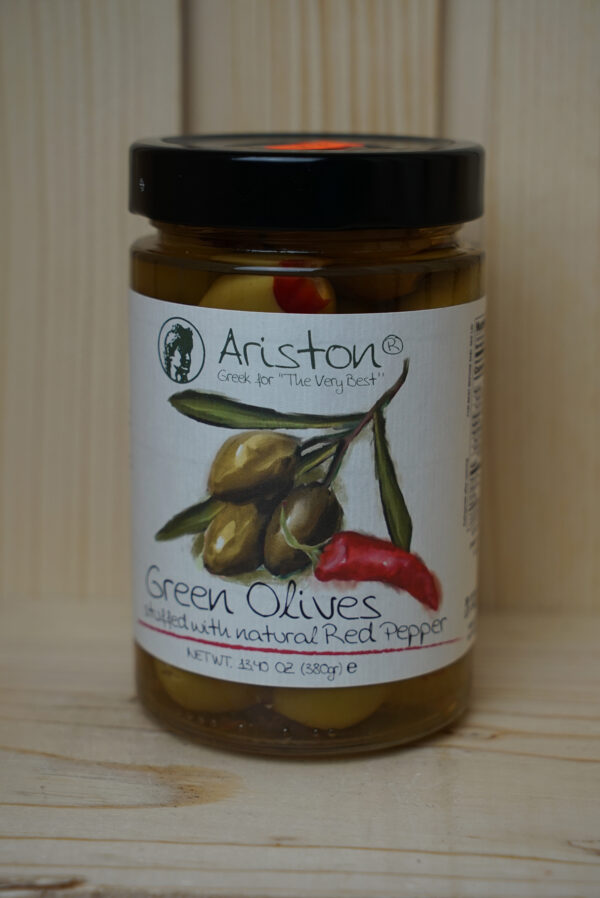 Green Olives with Red Pepper