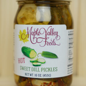 Hot Sweet Dill Pickles
