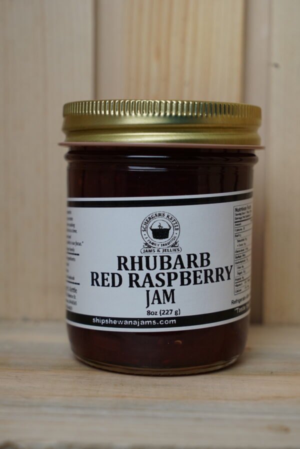 Rhubarb Red Raspberry Jam 8oz
