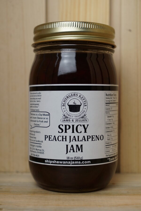 Spicy Peach Jalapeno Jam