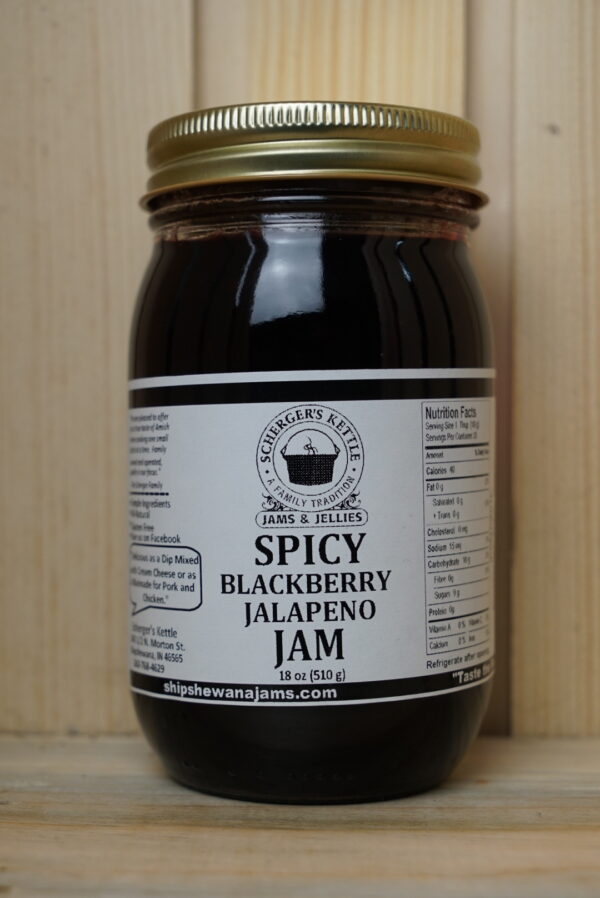 Spicy Blackberry Jalapeno Jam