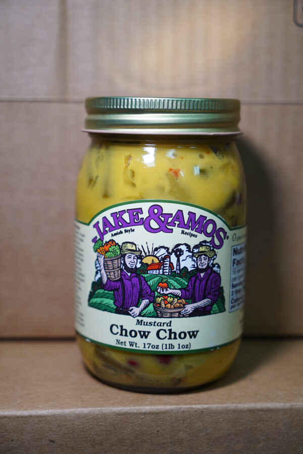 jar of Mustard Chow Chow 17oz