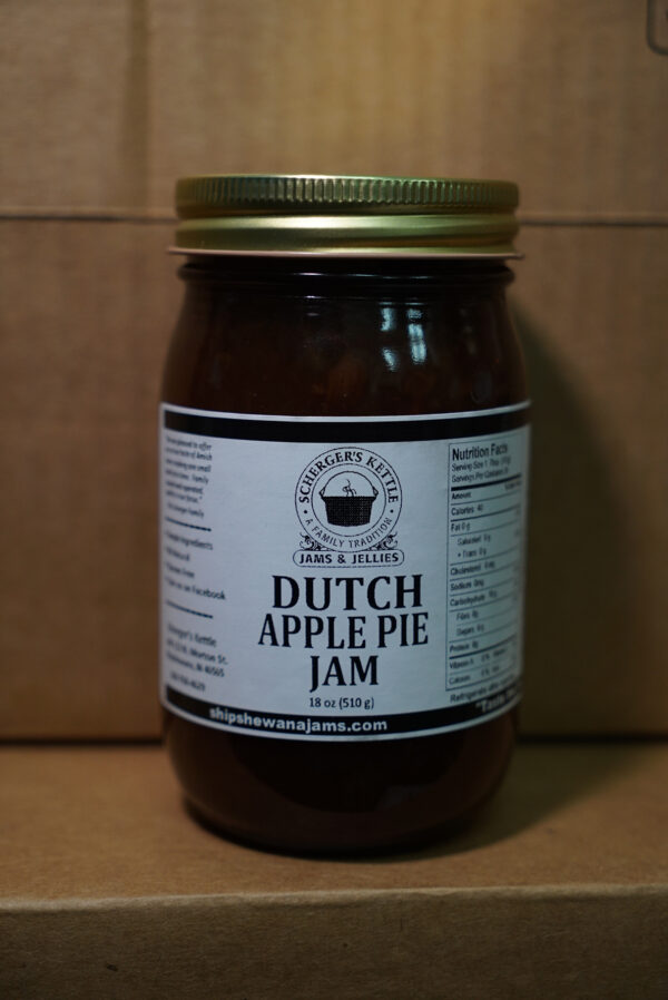 18oz Jar of Dutch Apple Pie Jam