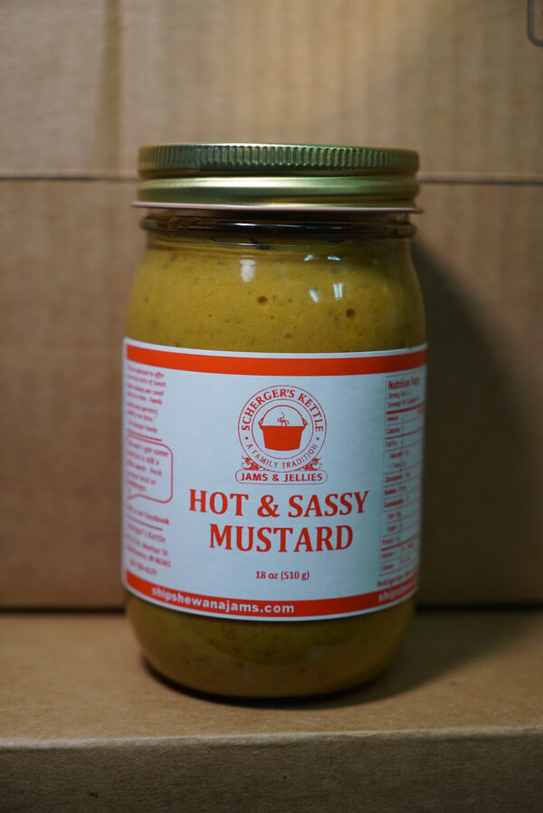 Hot & Sassy Mustart 18oz